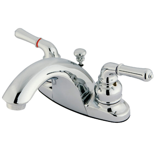 Naples 4 Inch Centerset Bathroom Faucet in Polished Chrome