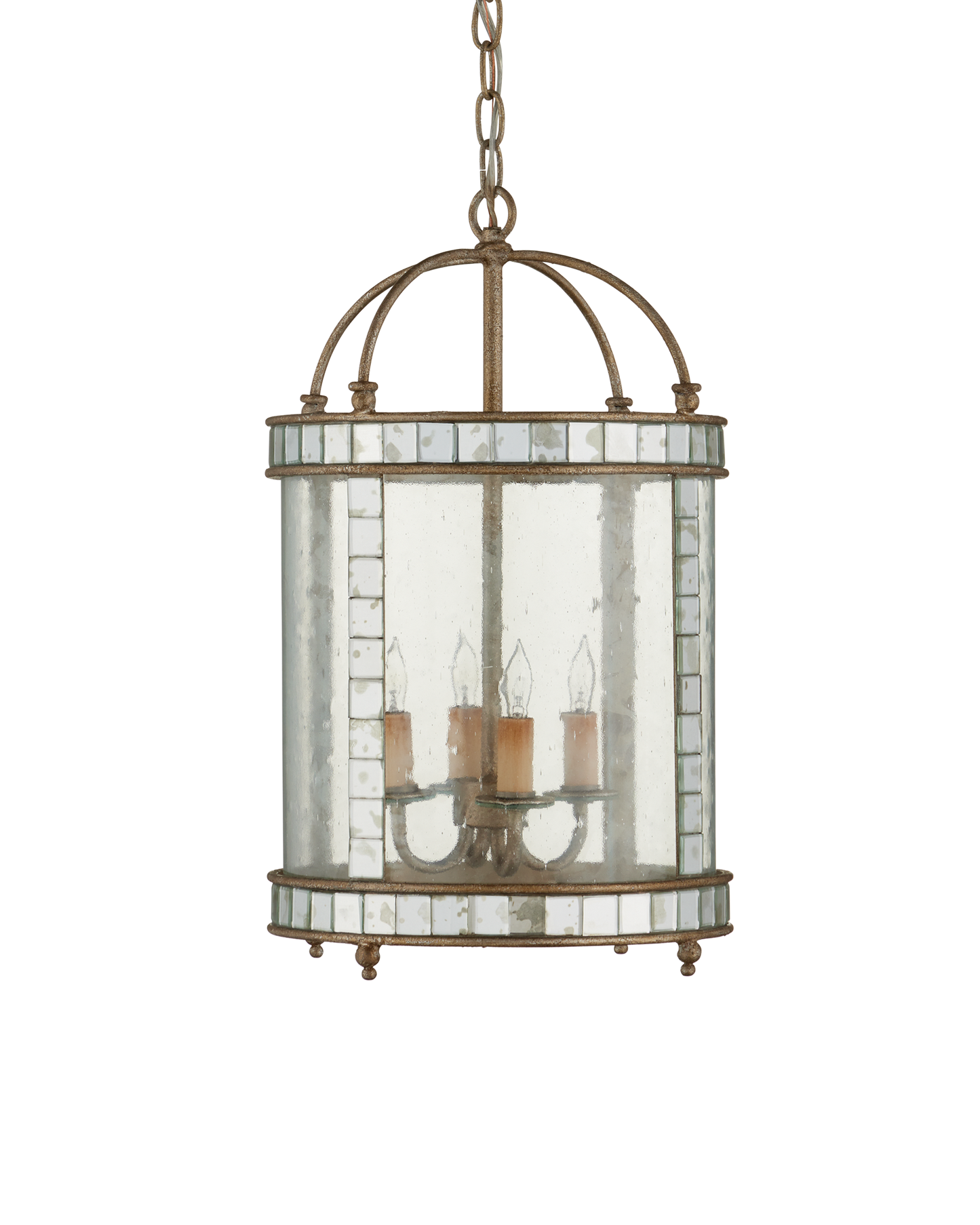 Corsica Small Silver Lantern