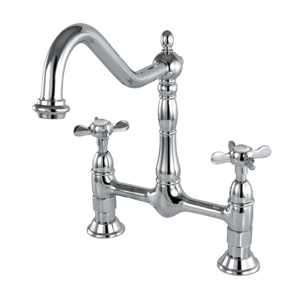 Essex Bridge Kitchen Faucet in Polished Chrome