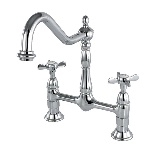 Essex Bridge Kitchen Faucet in Polished Chrome