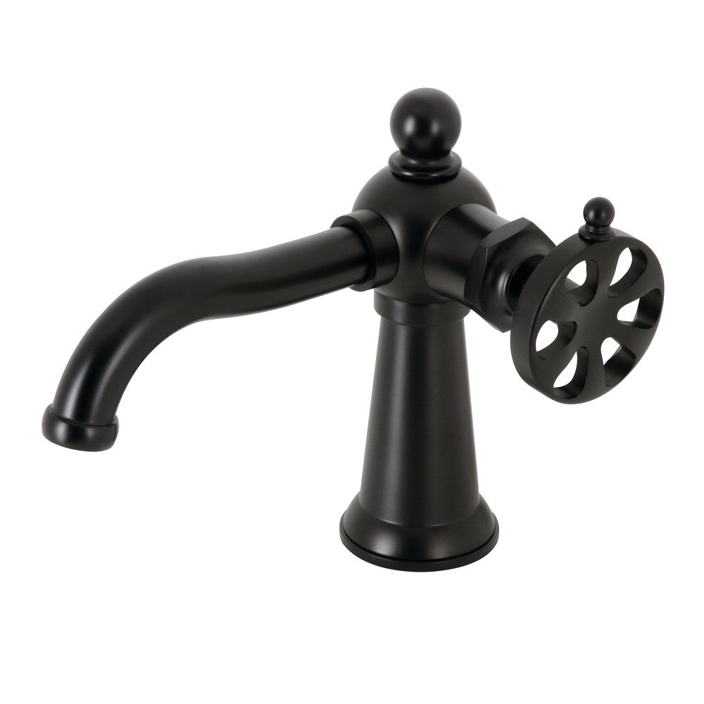 Belknap Single-Hole Bathroom Faucet in Matte Black