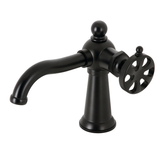 Belknap Single-Hole Bathroom Faucet in Matte Black