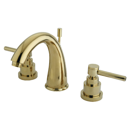 Elinvar Widespread Bathroom Faucet in Polished Brass