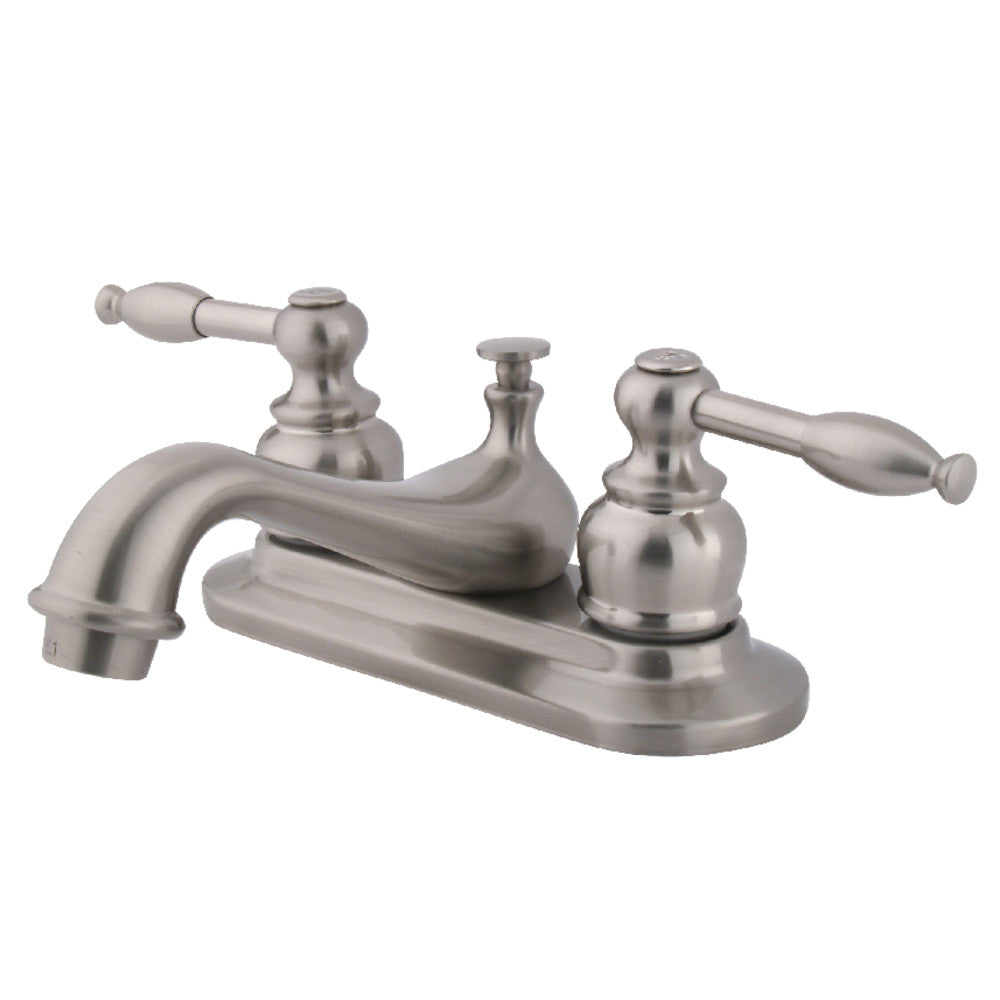 Knight 4 Inch Centerset Bathroom Faucet in Brushed Nickel