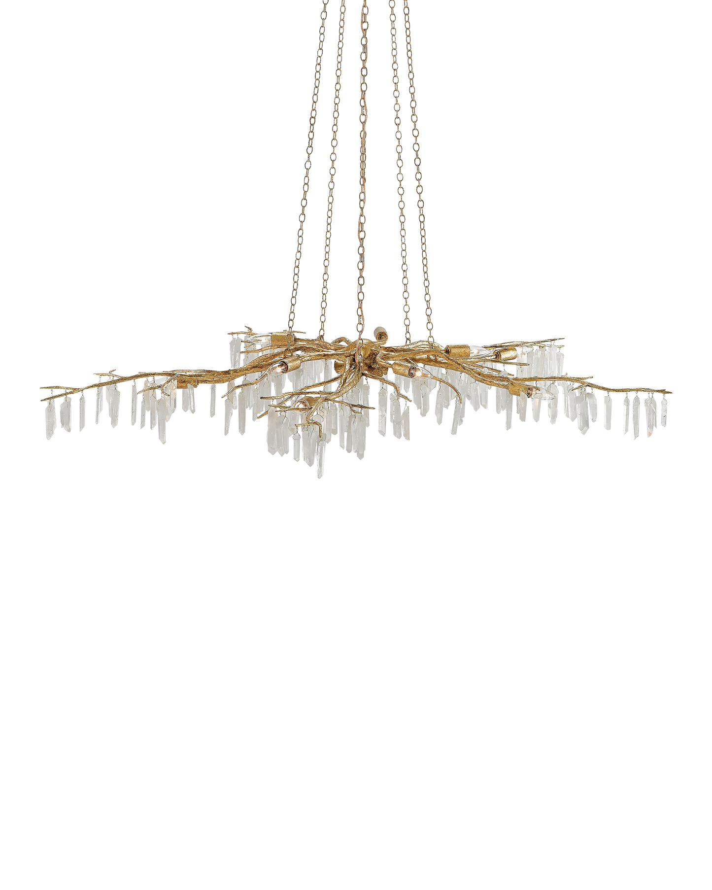 Forest Light Gold Chandelier