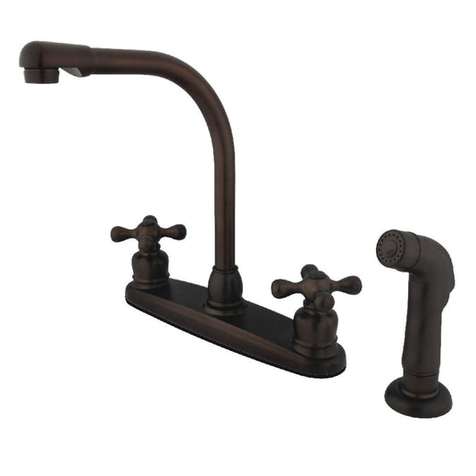 Victorian Centerset Kitchen Faucet in Oil Rubbed Bronze