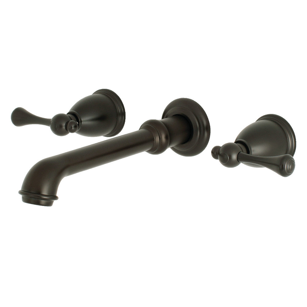 English Country Wall-Mount Bathroom Faucet in Oil Rubbed Bronze