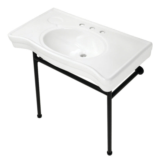 Bristol 35.81 Inch Console Sink in White