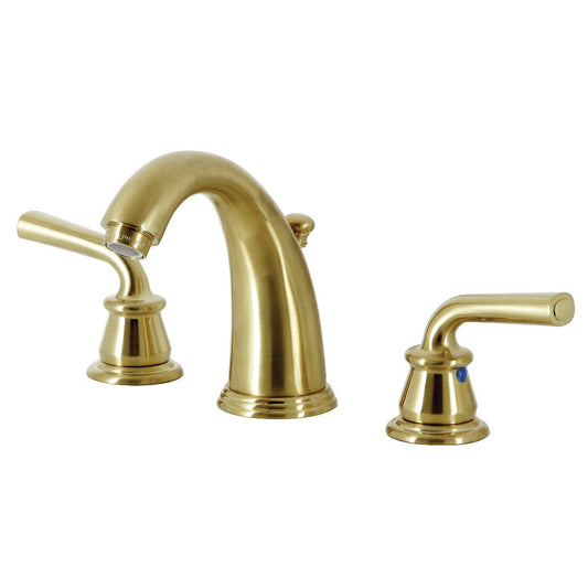 Restoration Widespread Bathroom Faucet in Brushed Brass