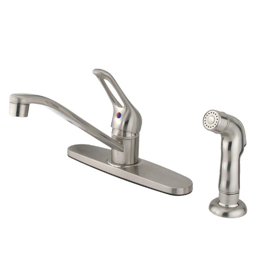 Wyndham Centerset Kitchen Faucet in Brushed Nickel