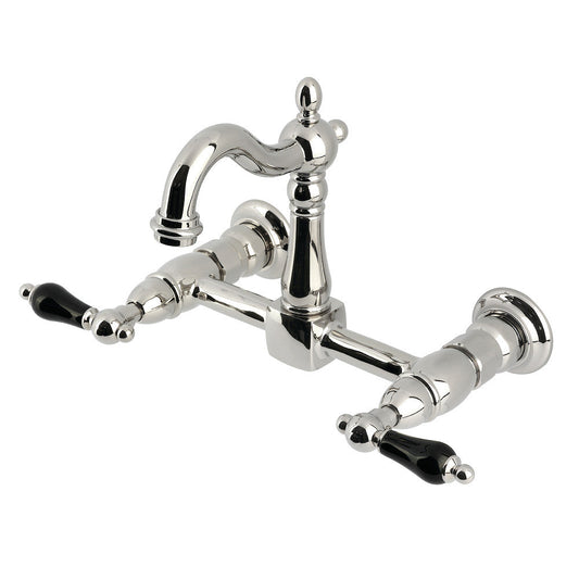 Duchess Wall Mount Kitchen Faucet in Polished Nickel
