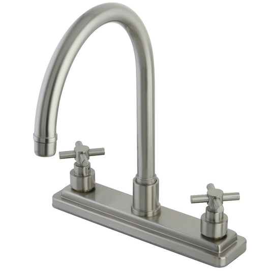 Centerset Kitchen Faucet in Brushed Nickel