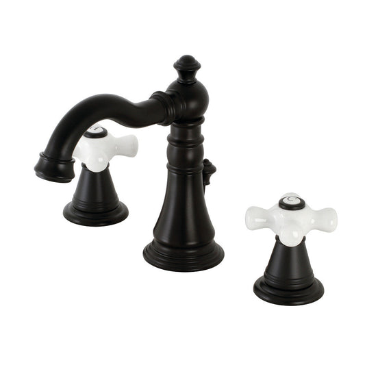 American Classic Widespread Bathroom Faucet in Matte Black