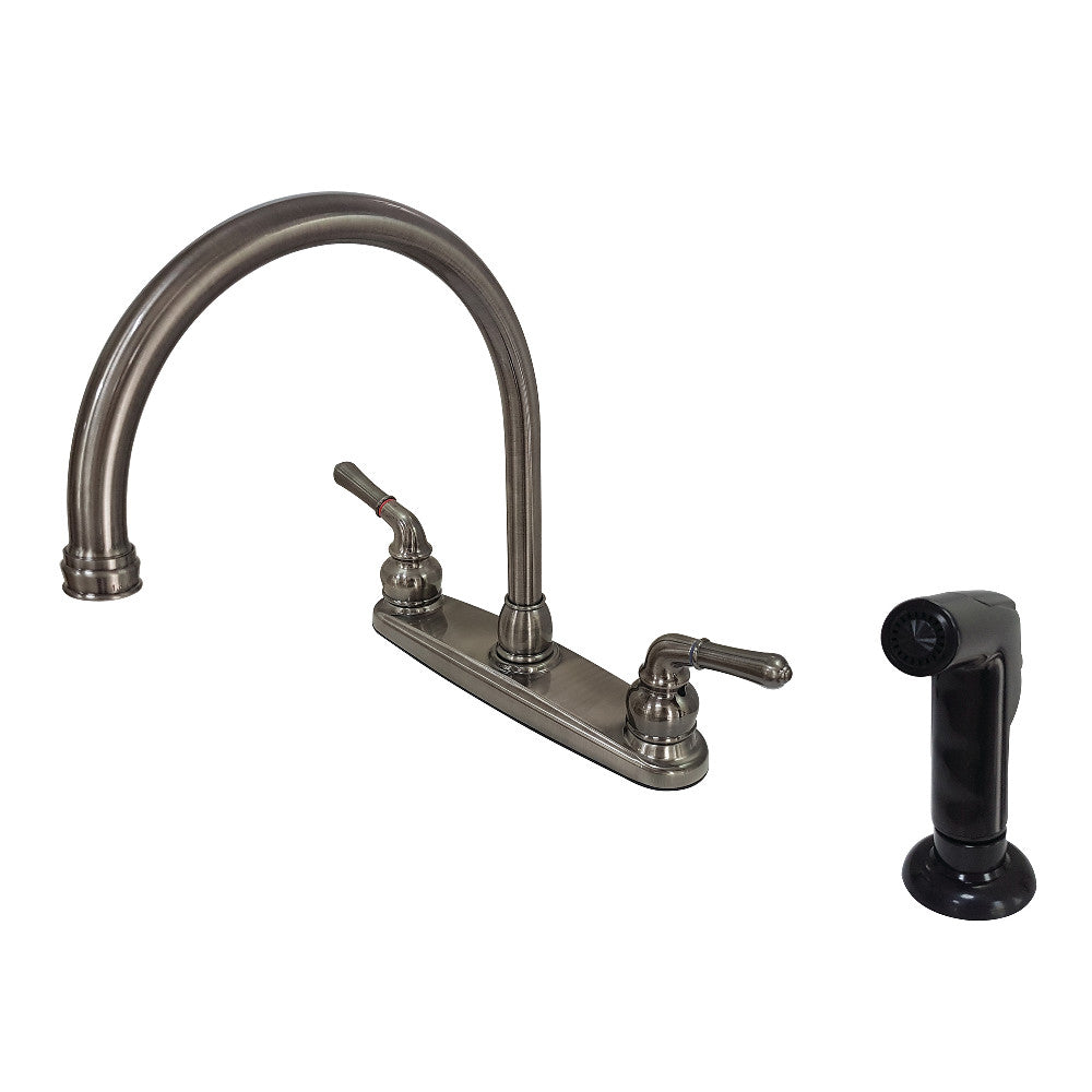 Magellan Centerset Kitchen Faucet in Black Stainless