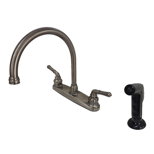 Magellan Centerset Kitchen Faucet in Black Stainless