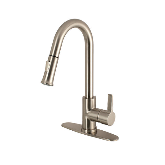 Continental Pull-Down Kitchen Faucet in Brushed Nickel