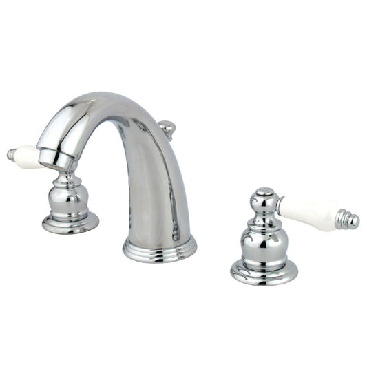 Victorian Widespread Bathroom Faucet in Polished Chrome