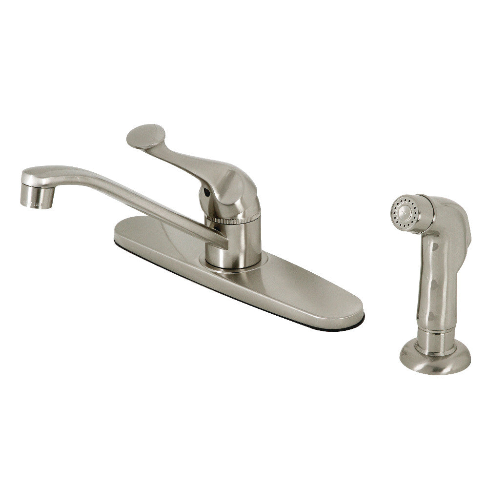 Centerset Kitchen Faucet in Brushed Nickel
