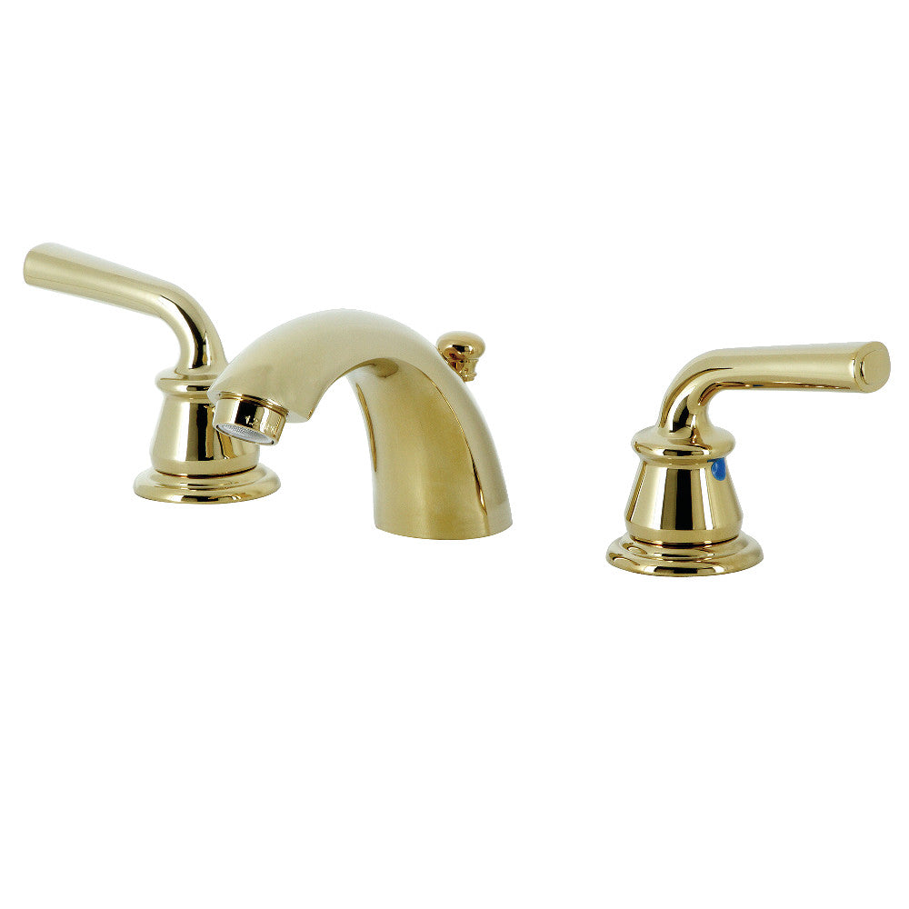 Restoration Mini-Widespread Bathroom Faucet in Polished Brass
