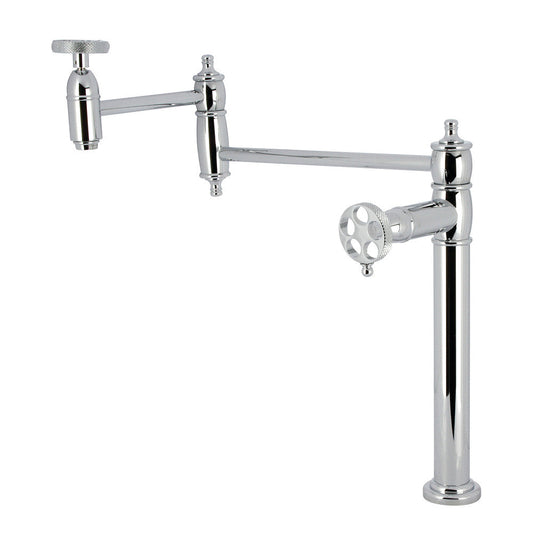 Webb Pot Filler Faucet in Polished Chrome