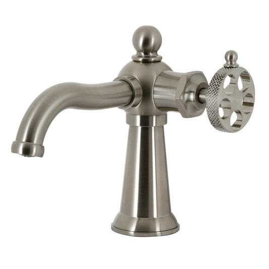 Webb Single-Hole Bathroom Faucet in Brushed Nickel