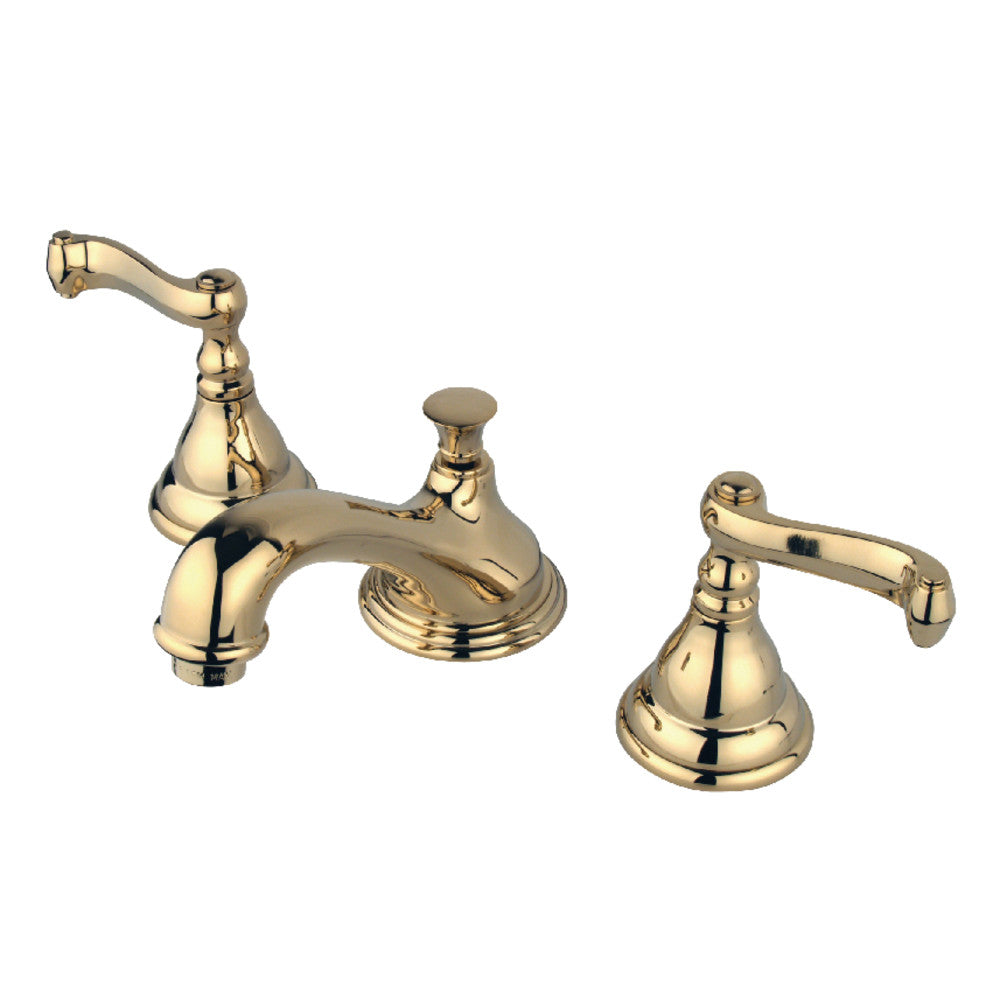 Royale Widespread Bathroom Faucet in Polished Brass