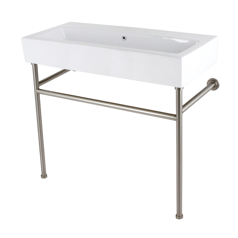New Haven 39.38 Inch Console Sink in White
