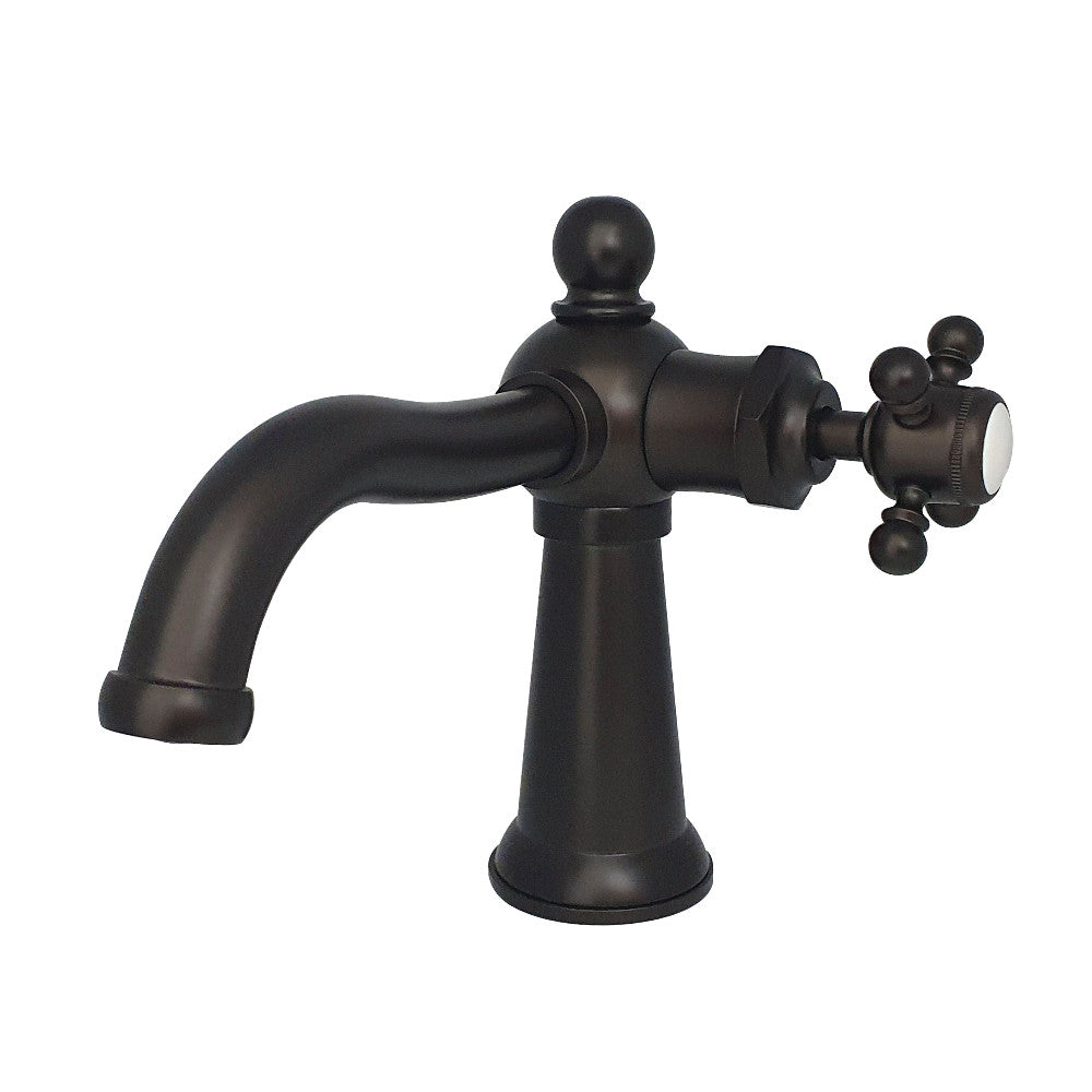 Nautical Single-Hole Bathroom Faucet in Oil Rubbed Bronze