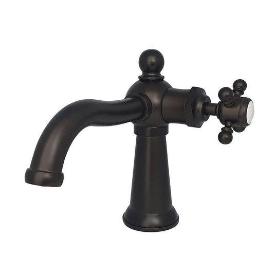 Nautical Single-Hole Bathroom Faucet in Oil Rubbed Bronze