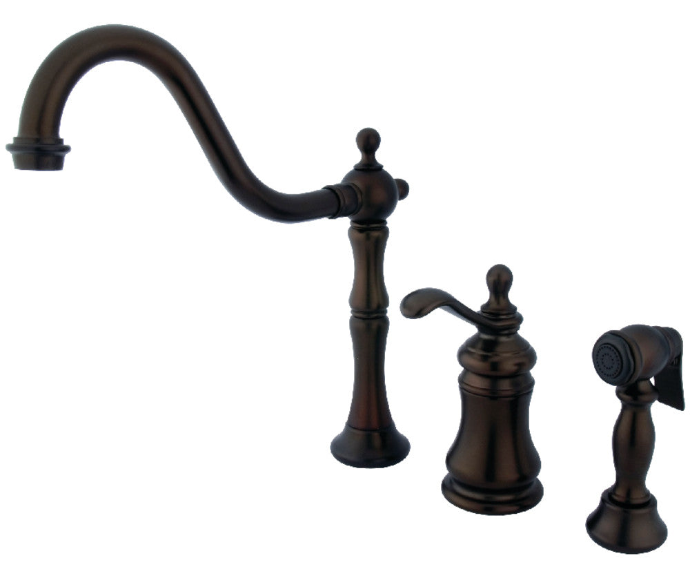 Templeton Widespread Kitchen Faucet in Oil Rubbed Bronze