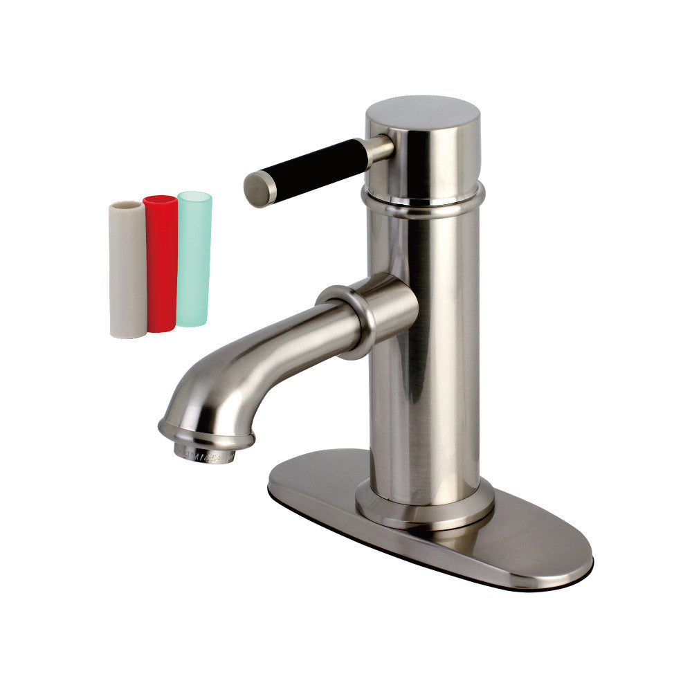 Kaiser Single-Hole Bathroom Faucet in Brushed Nickel