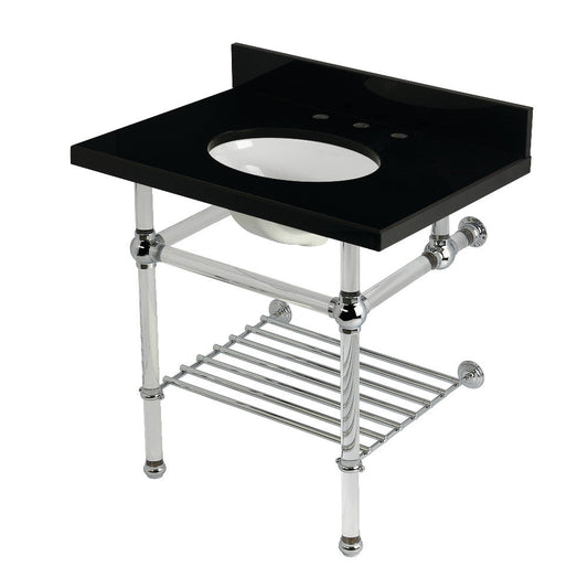 Templeton 30 Inch Console Sink in Polished Chrome