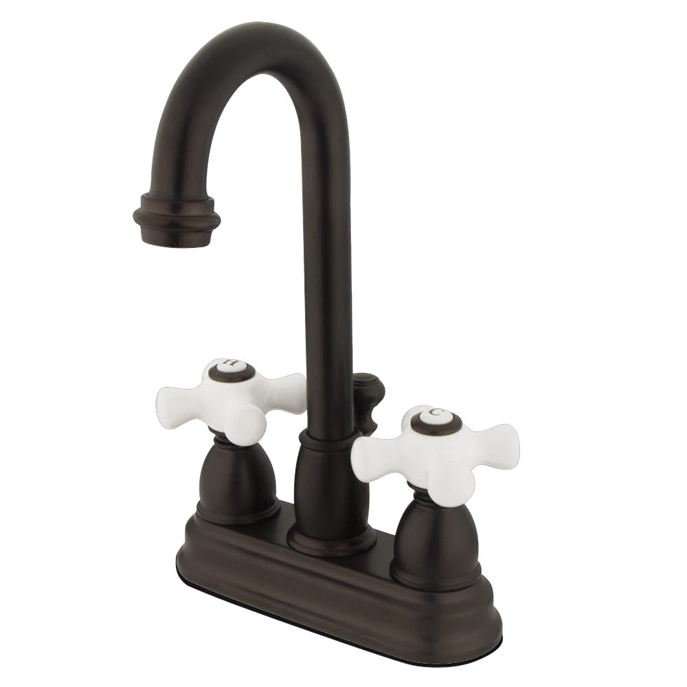 Restoration 4 Inch Centerset Bathroom Faucet in Oil Rubbed Bronze