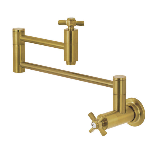 Millennium Pot Filler Faucet in Brushed Brass
