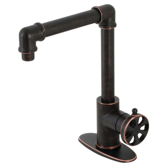 Belknap Single-Hole Bathroom Faucet in Naples Bronze
