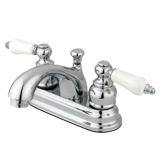 Vintage 4 Inch Centerset Bathroom Faucet in Polished Chrome
