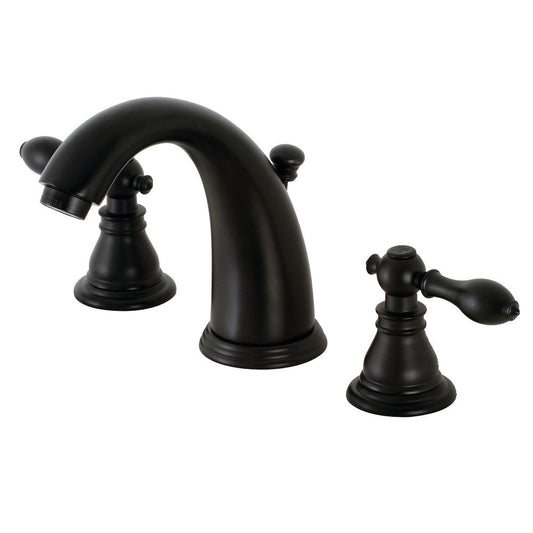 American Classic Widespread Bathroom Faucet in Matte Black