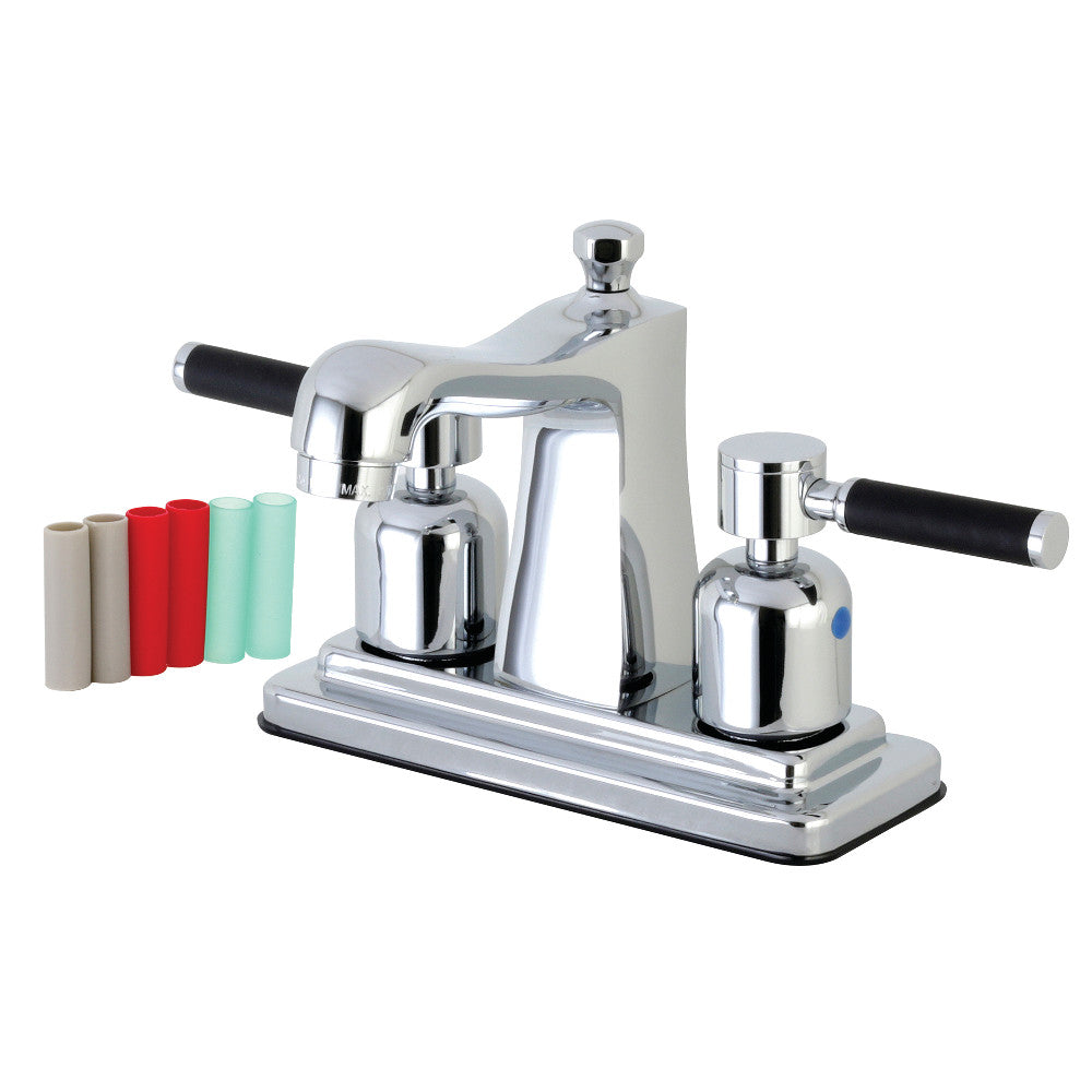 Kaiser 4 Inch Centerset Bathroom Faucet in Polished Chrome