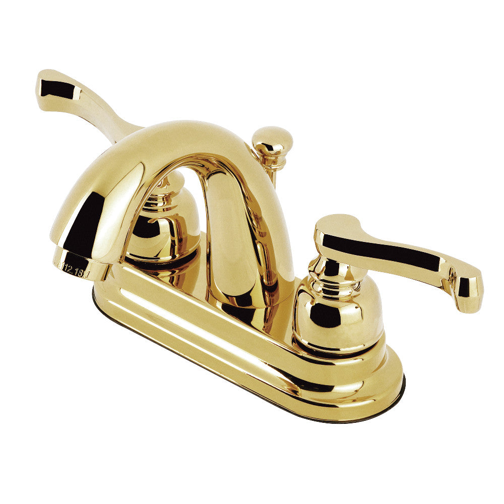 4 Inch Centerset Bathroom Faucet in Polished Brass