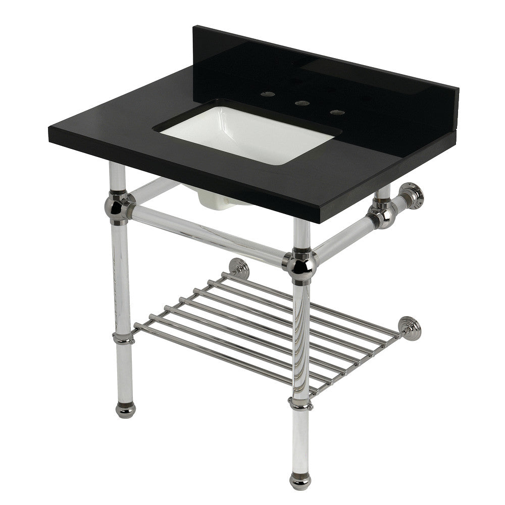 Templeton 30 Inch Console Sink in Polished Nickel