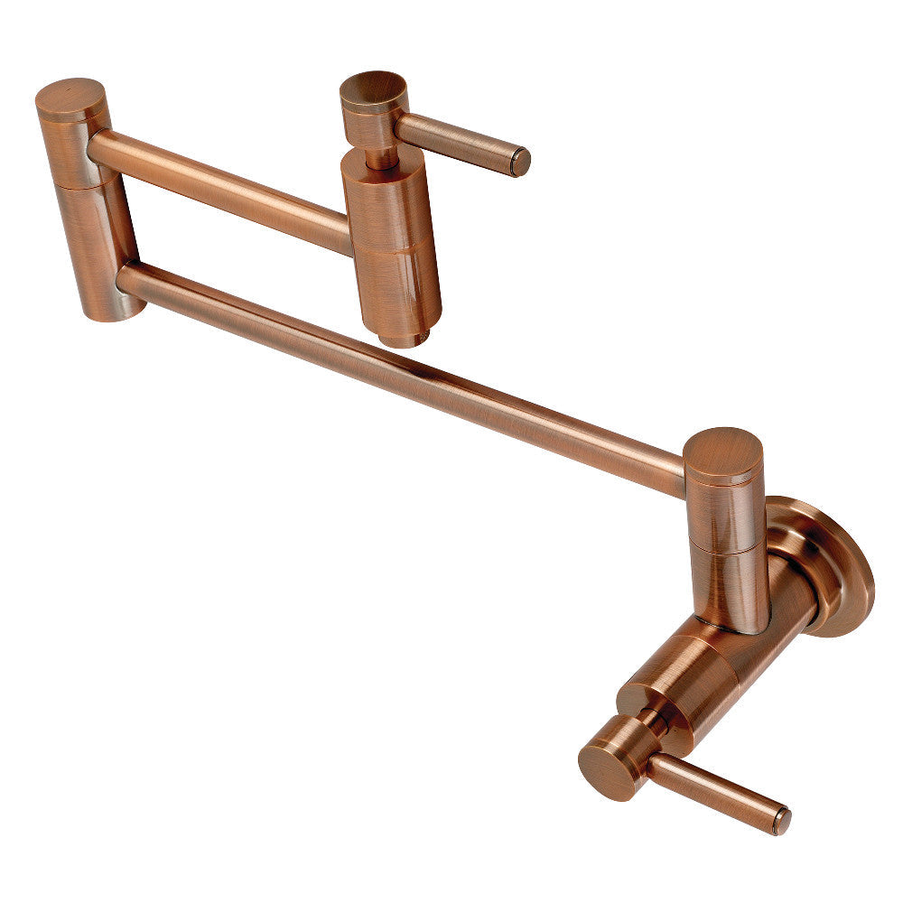 Concord Pot Filler Faucet in Antique Copper