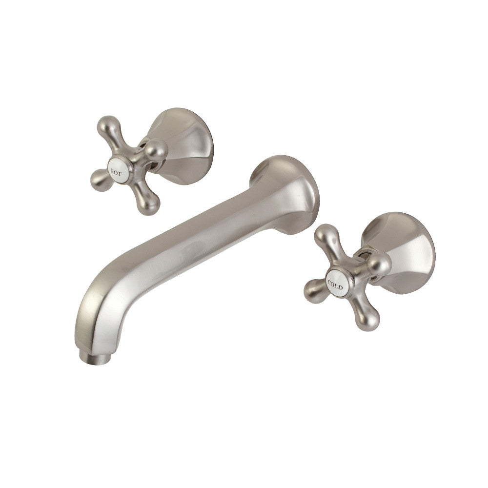 Metropolitan Wall-Mount Bathroom Faucet in Brushed Nickel