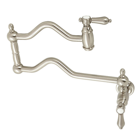 Heirloom Pot Filler Faucet in Brushed Nickel