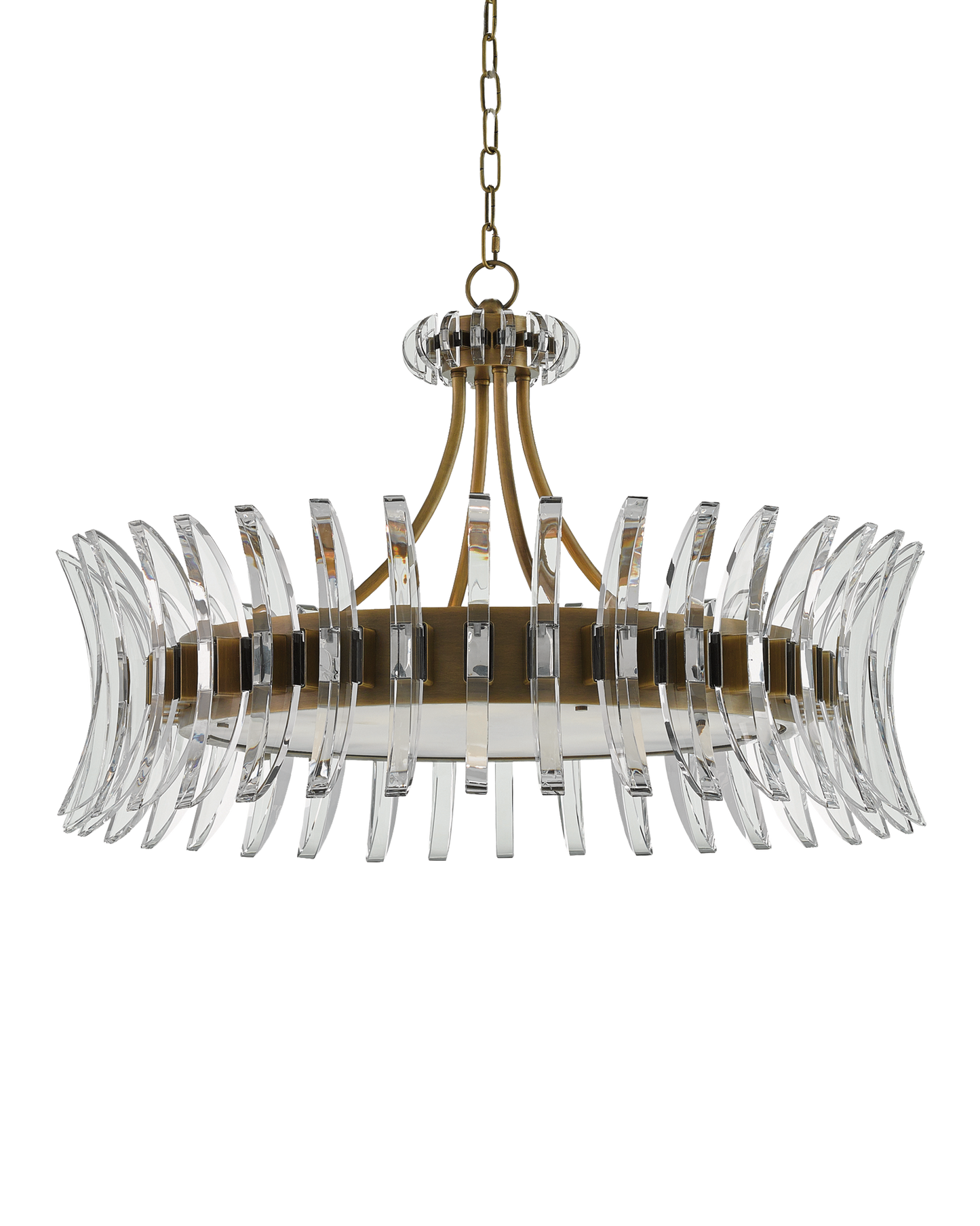 Coquette Brass Chandelier