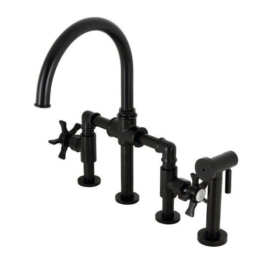 Hamilton Bridge Kitchen Faucet in Matte Black