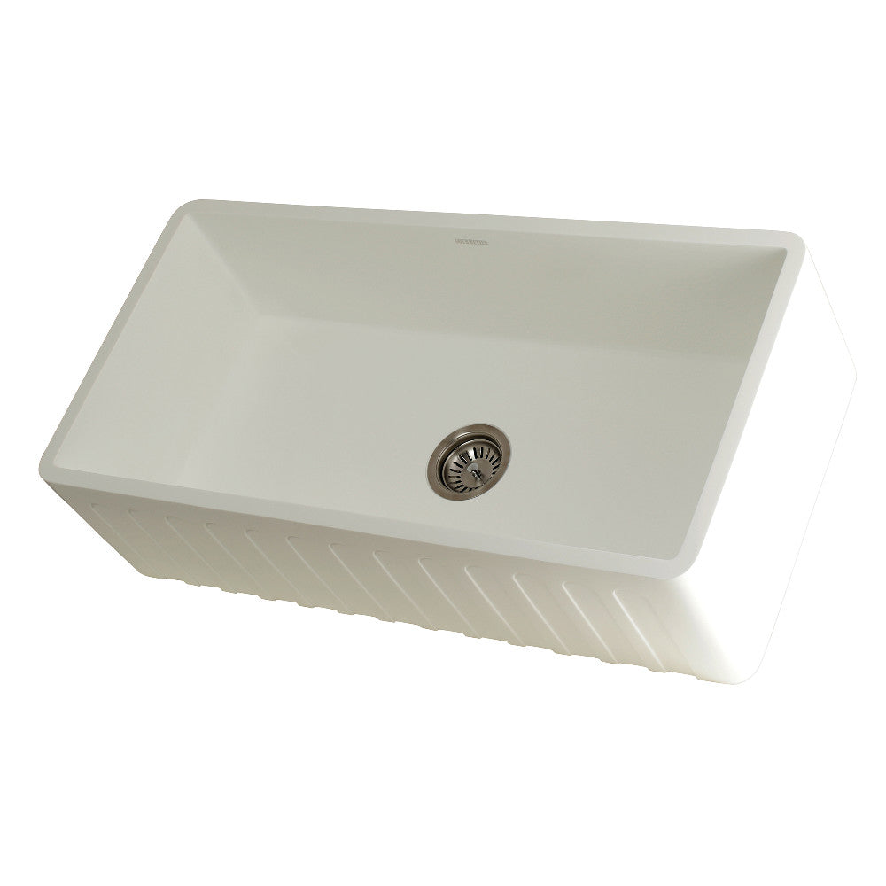 Arcticstone 36 Inch Farmhouse Kitchen Sink in White