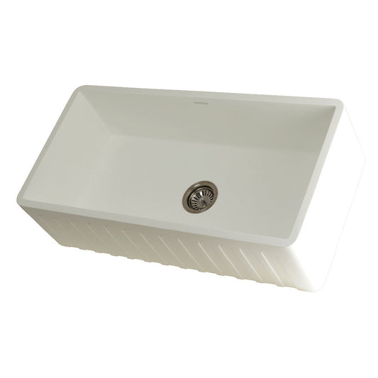 Arcticstone 36 Inch Farmhouse Kitchen Sink in White