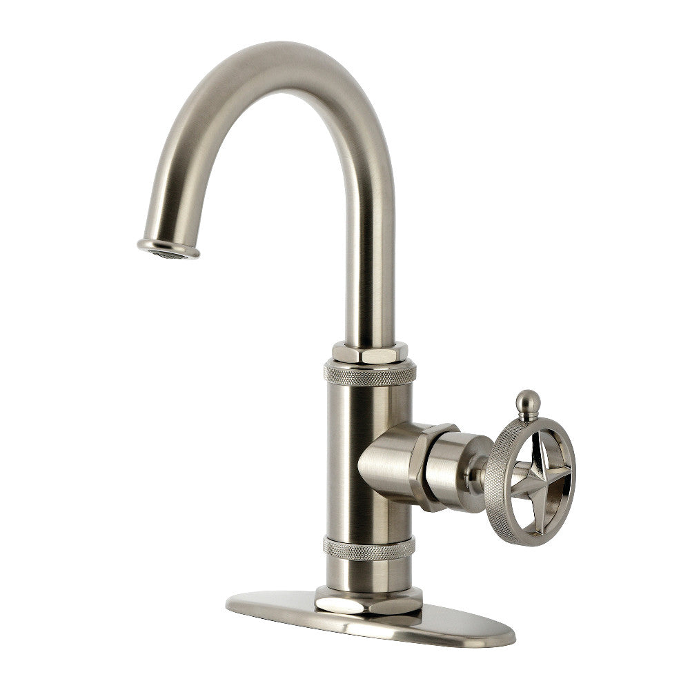 Levante Single-Hole Bathroom Faucet in Brushed Nickel