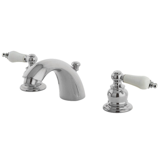 Victorian Mini-Widespread Bathroom Faucet in Polished Chrome