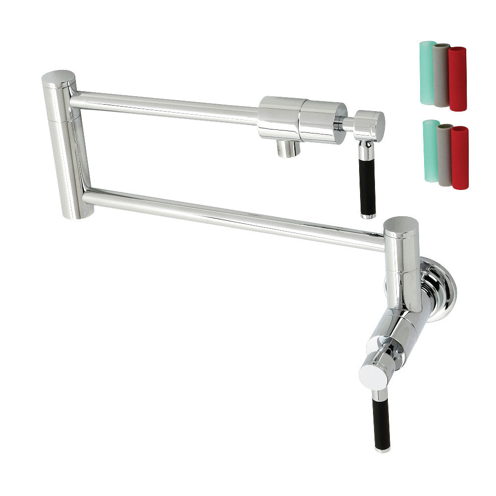 Kaiser Pot Filler Faucet in Polished Chrome